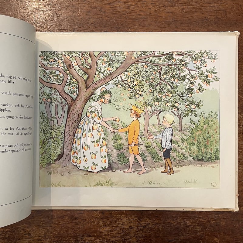 Lasse-liten i tradgarden（1957年版）」Elsa Beskow（エ