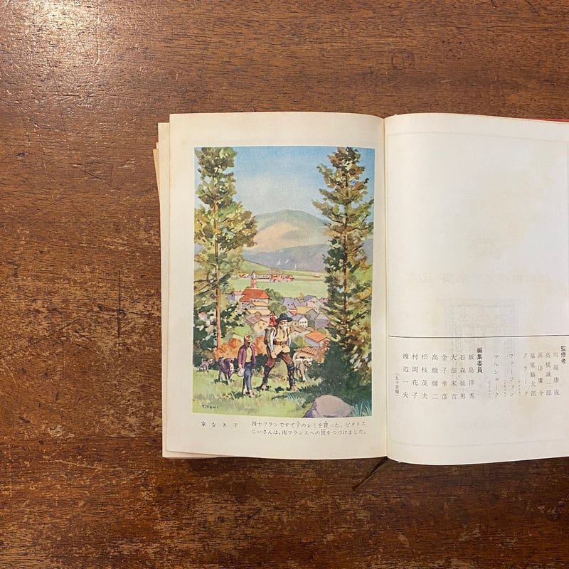 家なき子／十五少年漂流記：少年少女新世界文学全集 18」安野光雅 装画