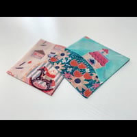 ＜新品商品＞『かぜのこうさぎのピュピュン』オリジナルハンカチ（2種）　ぬまのうまき