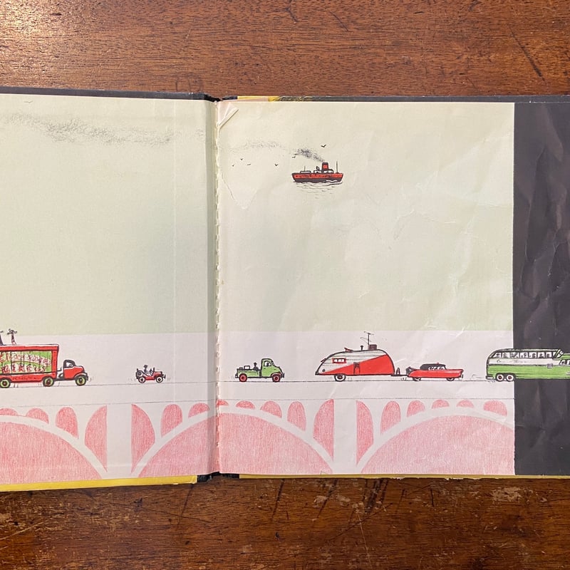 ABC OF CARS AND TRUCKS（1956年／リトグラフ）」Anne Alexa