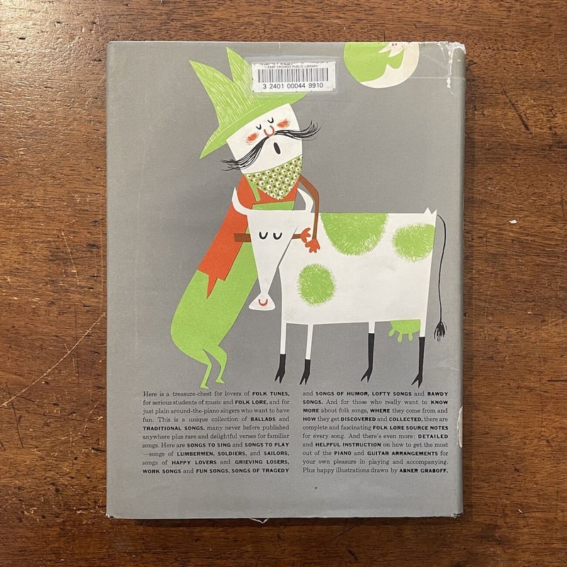 THE ABELARD FOLK SONG BOOK」Norman Cazden Abner