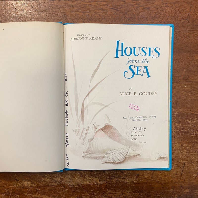 HOUSES FROM THE SEA」Alice E. Goudey Adrienne A