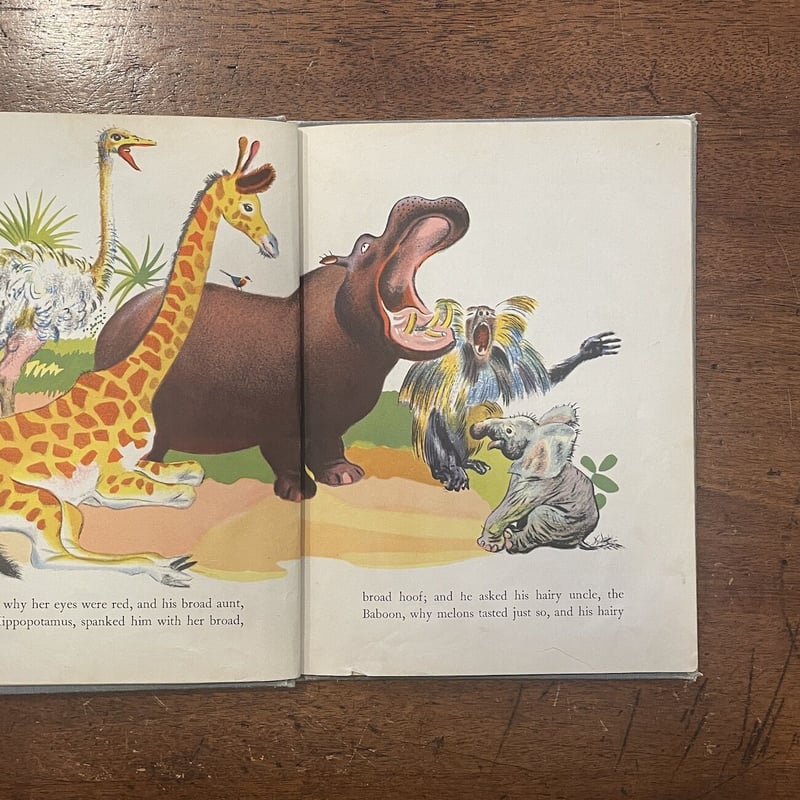 THE ELEPHANT'S CHILD（1950年頃）」Rudyard Kipling F