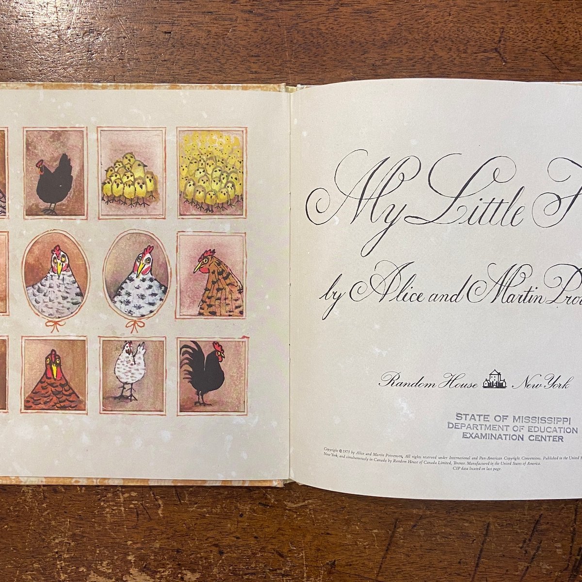 My Little Hen」Alice & Martin Provensen（プロヴェンセン