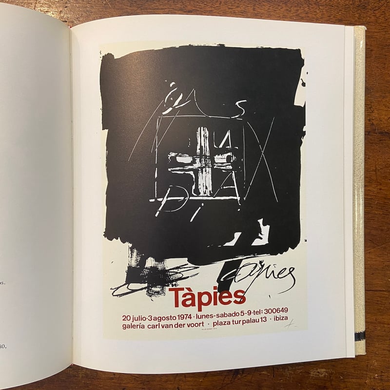 LOS CARTELES DE TAPIES」Antoni Tapies（アントニ・タピエス