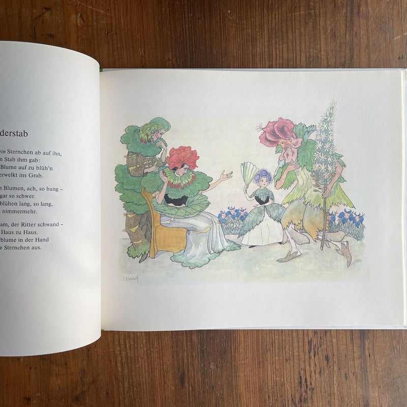 高山花のおとぎ話 / エルンスト・クライドルフ 古書＆洋書 花のメルヘン (ほるぷクラシック絵本 13) | エルンスト