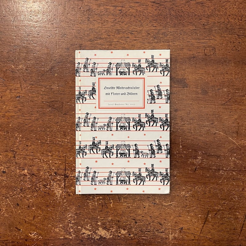 【インゼル文庫 クリスマスソングの本】ヴィンテージ Deutsche Weihnachtslieder（「クリスマスの歌集」インゼル文庫 No.