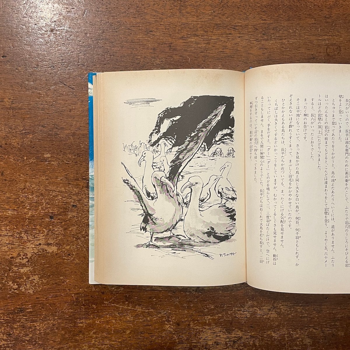 鳥の島漂流記☆昭和の本 鳥の島漂流記」谷真介 作 鴇田幹 絵 | Frobergue online store