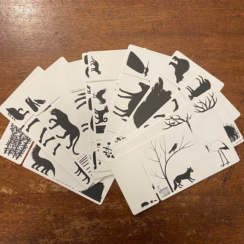 The Fable Game　カード絵本⠀ Enzo Mari IL GIOCO DELLE FAVOLE／THE FABLE GAME」Enzo mari