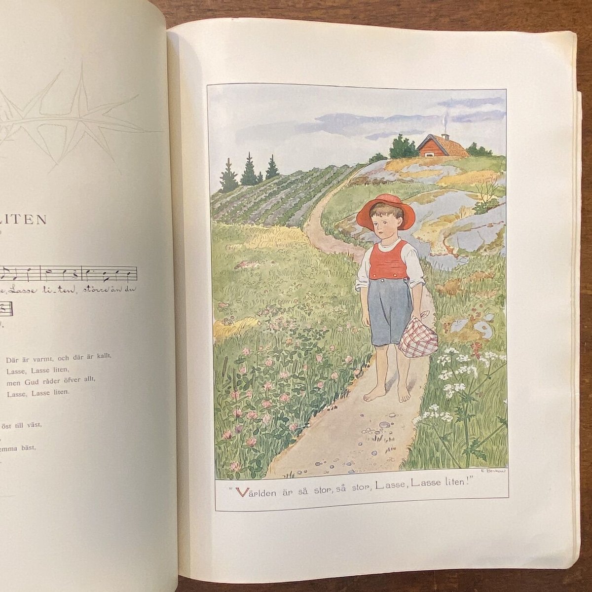 L789洋書古書　エルサ・ベスコフ 1950年初版Mors lilla Olle MORS LILLA OLLE（1903年）」Alice Tegner Elsa Besko