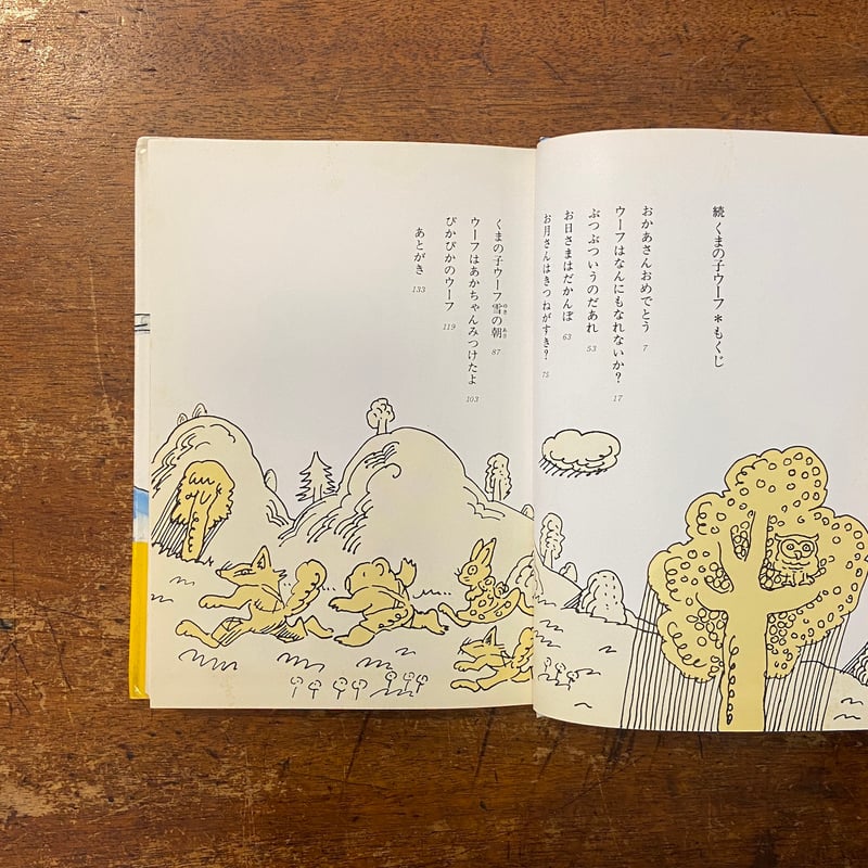 続 くまの子ウーフ（1984年初版）」神沢利子 作 井上洋介 絵