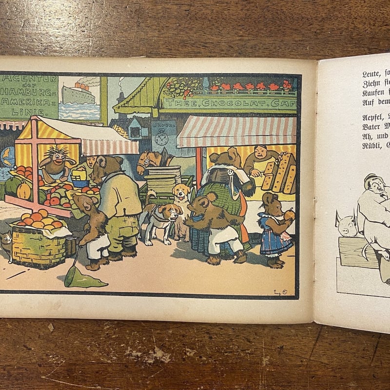 Familie Mutz（1910年〜20年頃／リトグラフ）」 Ina Seidel Eug