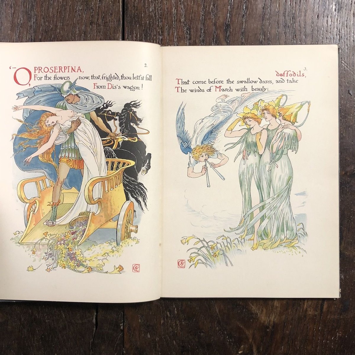 Flowers from Shakespeare's Garden（1909年2刷／リトグラ