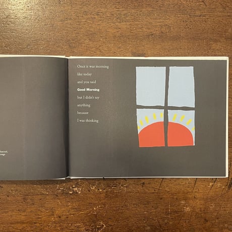 「The Thinking Book」Sandol Stoddard Warburg　Ivan Chermayeff（アイヴァン・チャマイエフ）