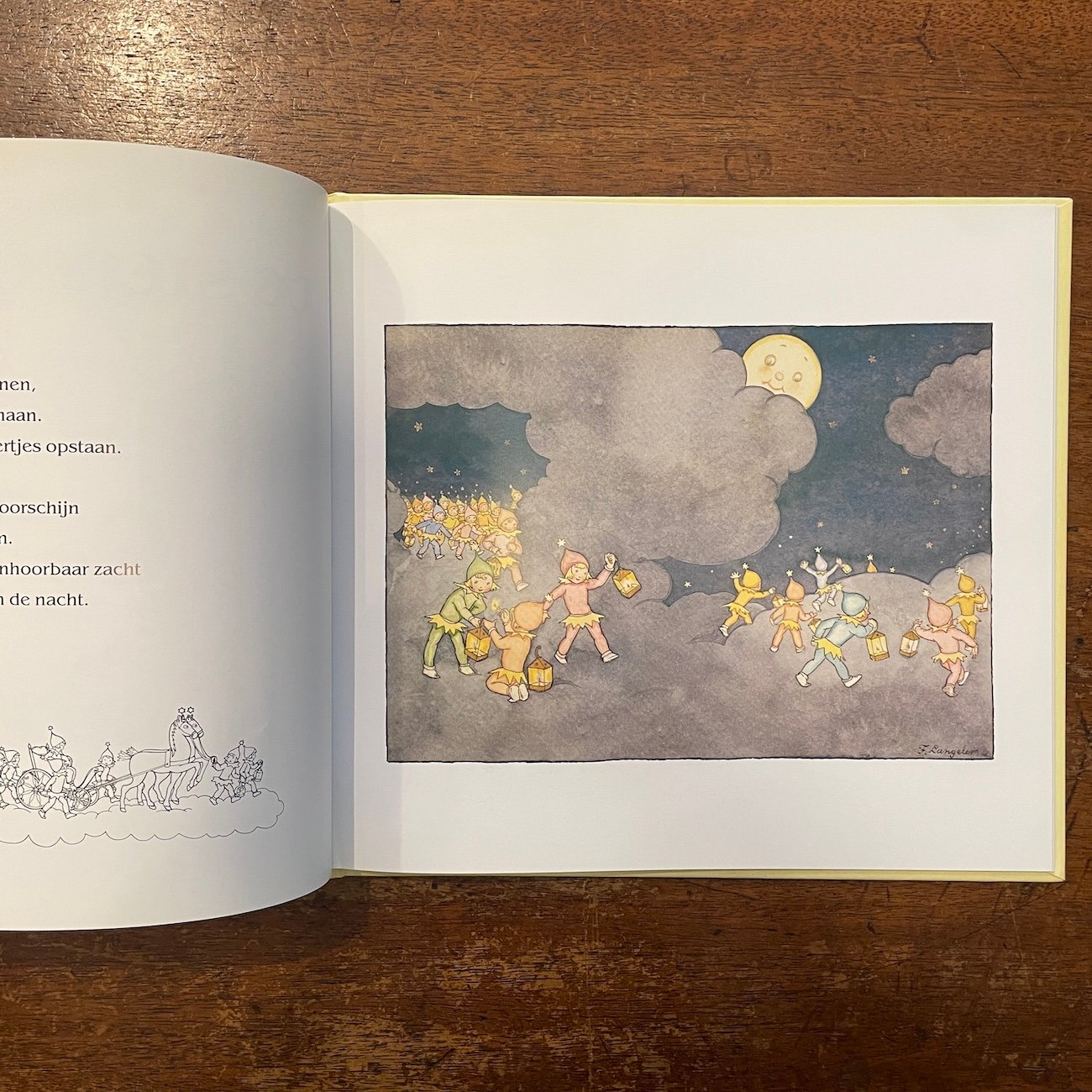 1928年　オランダの希少な絵本　Freddie Langeler 洋書　古書 original