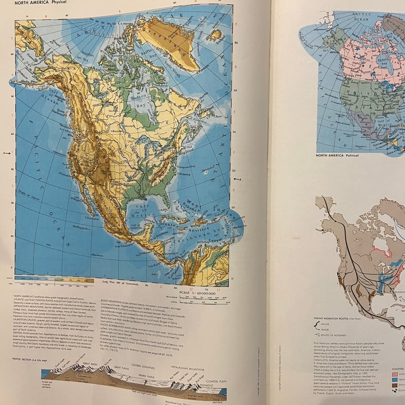 WORLD GEOGRAPHIC ATLAS」Herbert Bayer（ヘルベルト・バイヤ