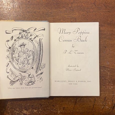 「Mary Poppins Comes Back」P. L. Travers　Mary Shepard