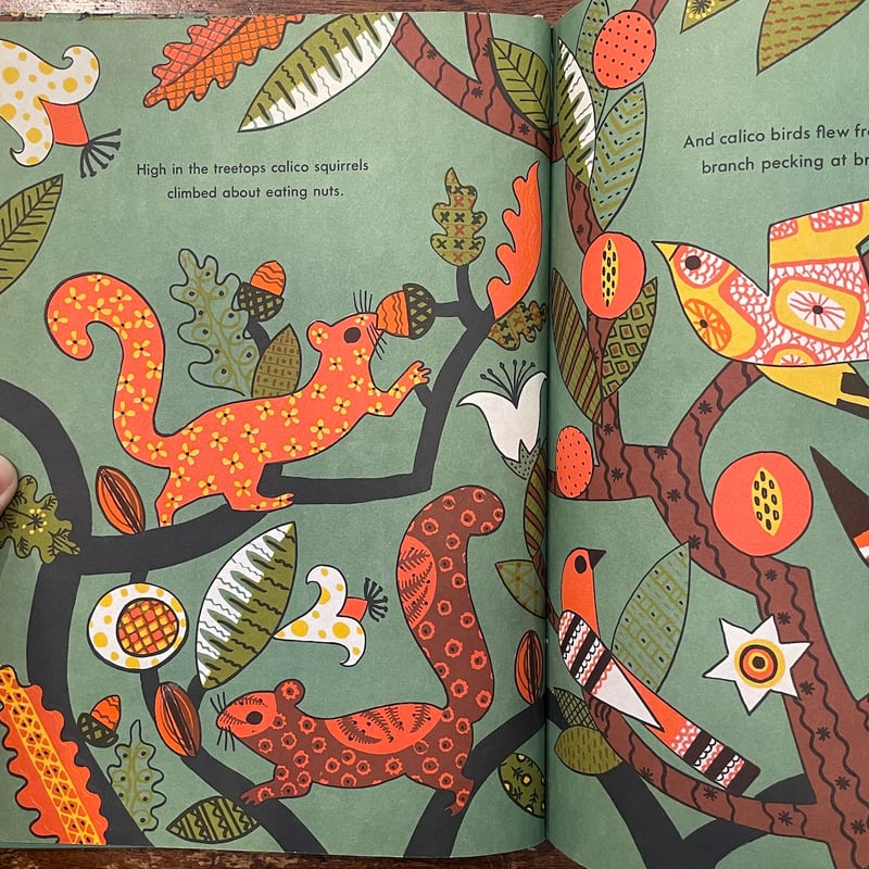 THE CALICO JUNGLE（1965年）」Dahlov Ipcar（ダーロフ・イプカ