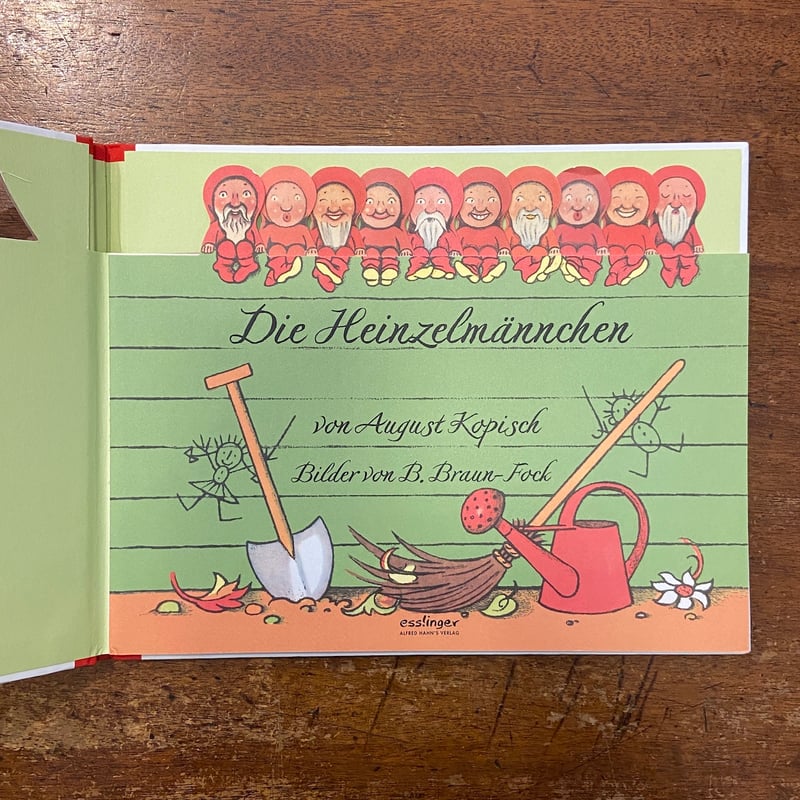 新品・希少本・『Die Heinzelmännchen』・ドイツ語絵本です。 Die Heinzelmannchen」August Kopisch Beatrice Br