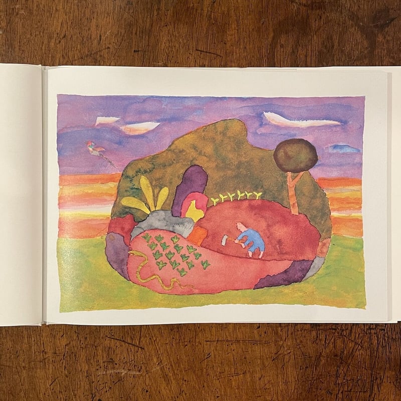 貴重！柚木沙弥郎 アクリル画 鼠 貴重！柚木沙弥郎 アクリル画