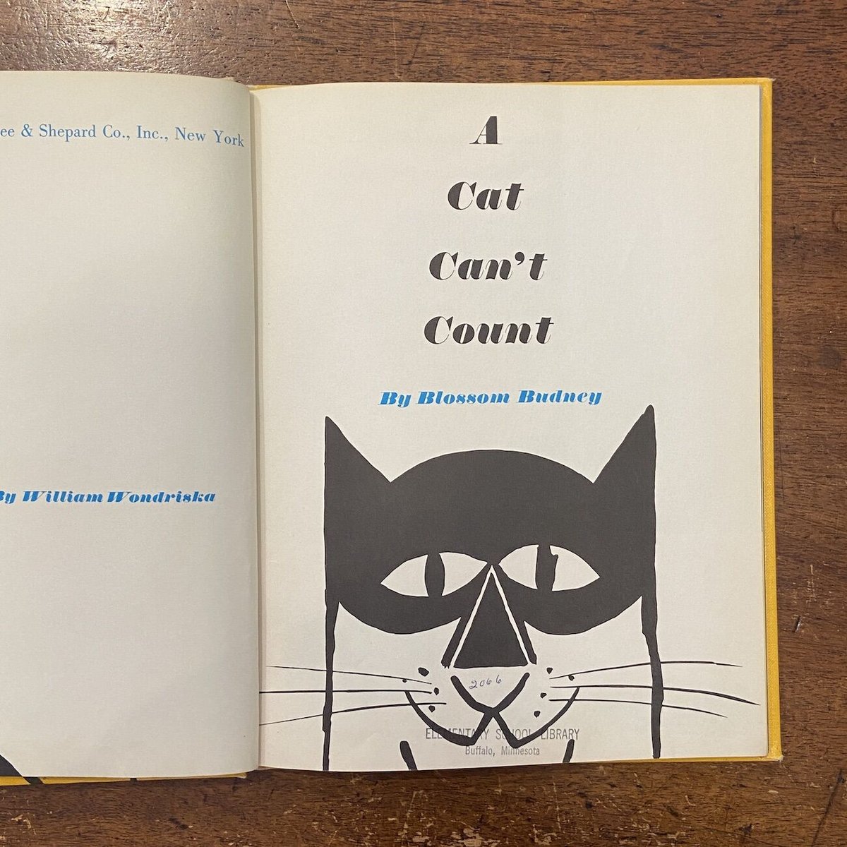 絵本・児童書 A Cat Can't Count A Cat Can't Count」Blossom Budney William Wondr