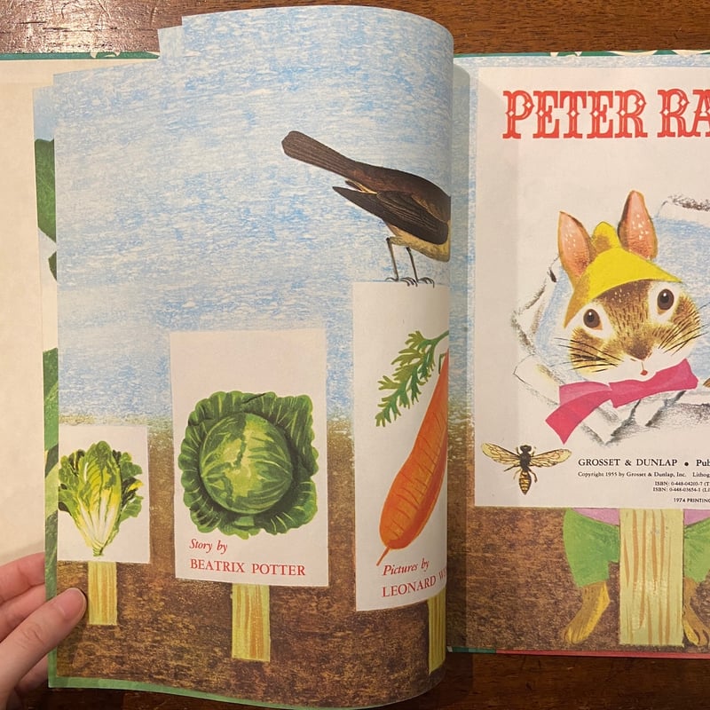 PETER RABBIT」Beatrix Potter Leonard Weisgard（レ