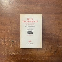 「Deux Transparents：Marcel Duchamp et Levi-Strauss」Octavio Paz（オクタビオ・パス）