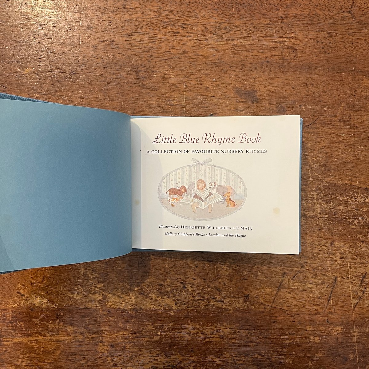 Little Blue Rhyme Book」H. Willebeek Le Mair（ウィ