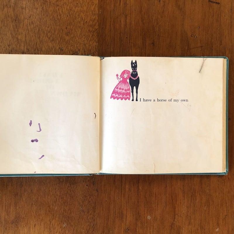 I HAVE A HORSE OF MY OWN」Charlotte Zolotow（シャー