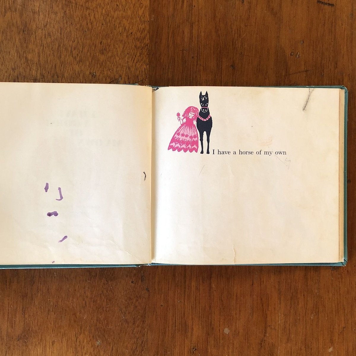 I HAVE A HORSE OF MY OWN」Charlotte Zolotow（シャー