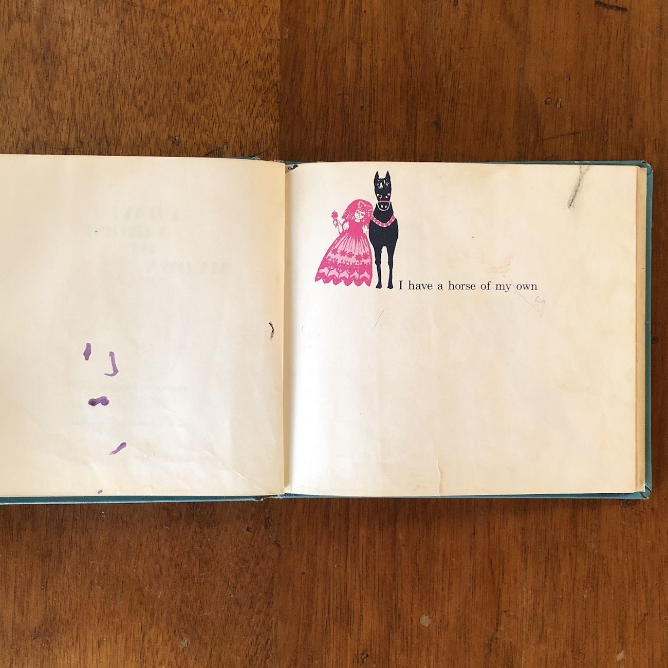 I HAVE A HORSE OF MY OWN」Charlotte Zolotow（シャー