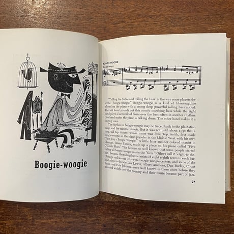 「The First Book of Jazz（1955年2刷）」Langston Hughes　David Martin　Cliff Roberts