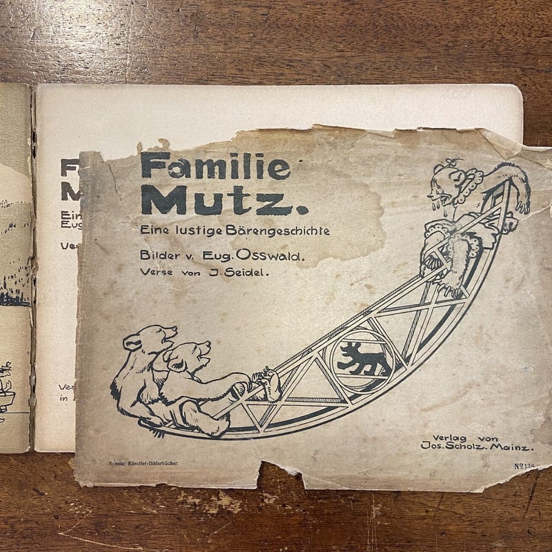 Familie Mutz（1910年〜20年頃／リトグラフ）」 Ina Seidel Eug