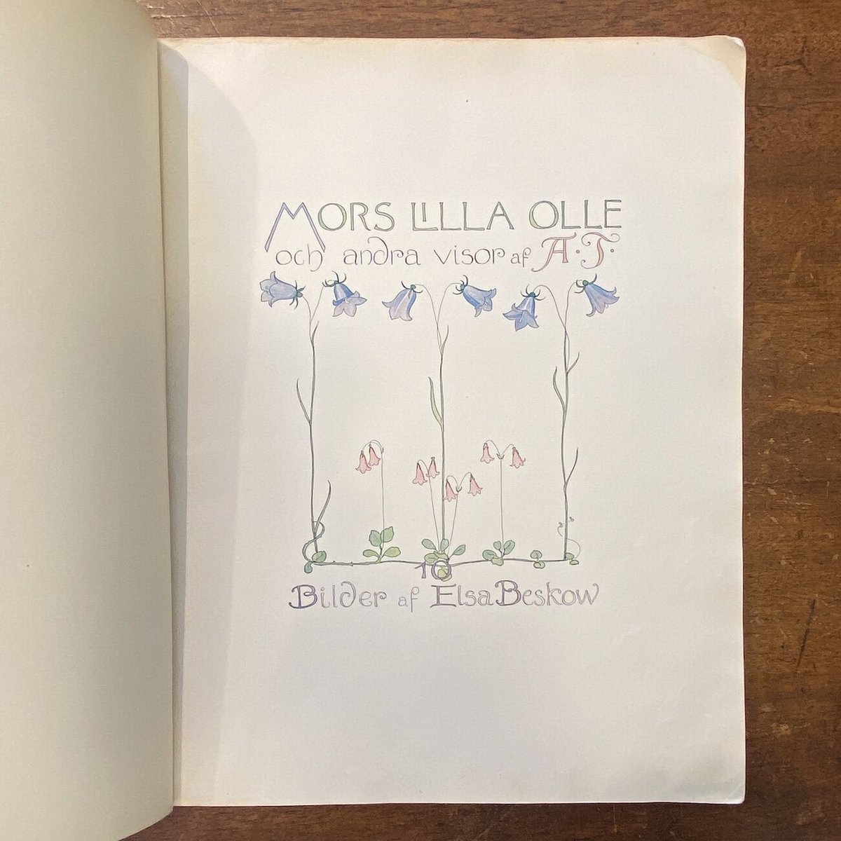 L789洋書古書　エルサ・ベスコフ 1950年初版Mors lilla Olle MORS LILLA OLLE（1903年）」Alice Tegner Elsa Besko