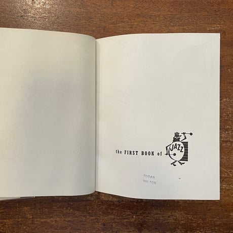 「The First Book of Jazz（1955年2刷）」Langston Hughes　David Martin　Cliff Roberts