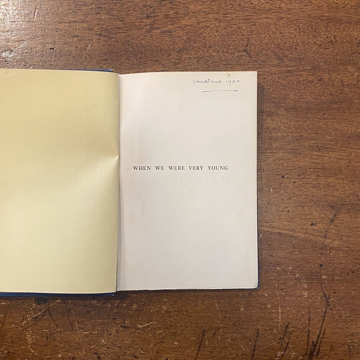 WHEN WE WERE VERY YOUNG（1930年版）日本語版タイトル「クリストファ