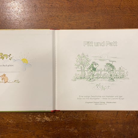 「Pitt und Patt」Liselotte Burger　Fritz Baumgarten（フリッツ・バウムガルテン）