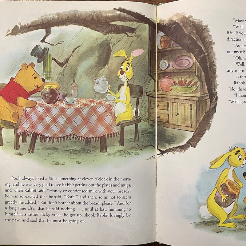 Winnie-the-Pooh：A Tight Squeeze」A. A. Milne |