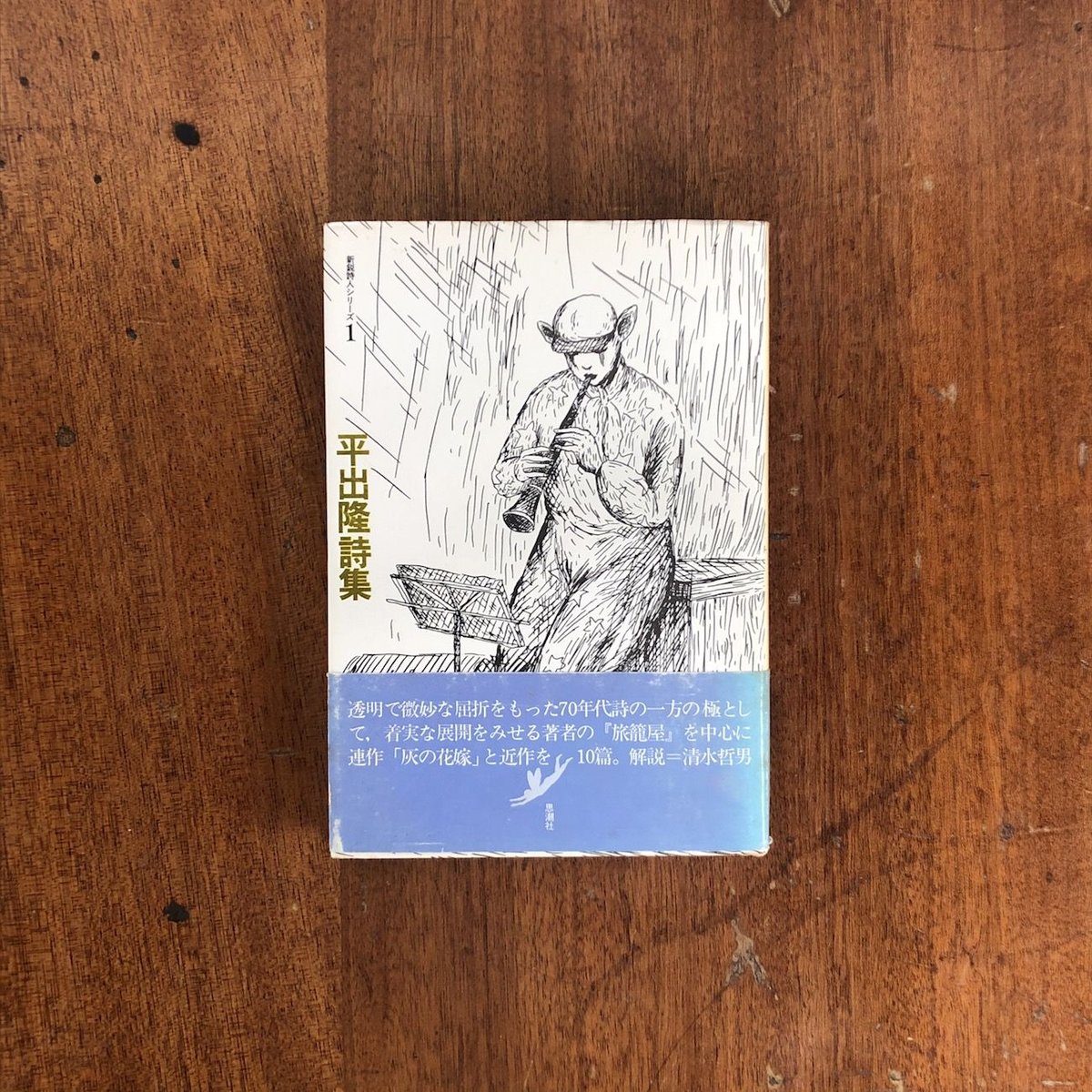 平出隆詩集 新鋭詩人シリーズ1」平出隆 鈴木翁二 装画