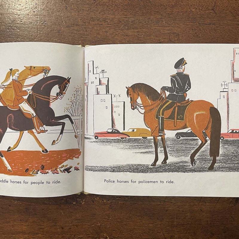 WORLD FULL OF HORSES」Dahlov Ipcar（ダーロフ・イプカー） |