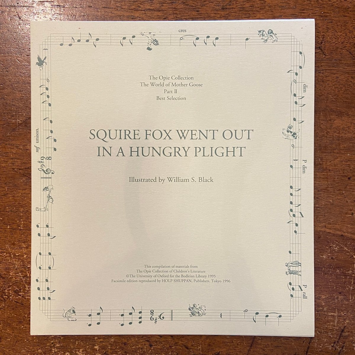 SQUIRE FOX WENT OUT IN A HUNGRY PLIGHT（キツネのだんな