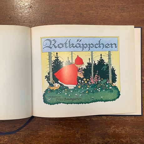 「Rotkappchen」Fritz Baumgarten（フリッツ・バウムガルテン）