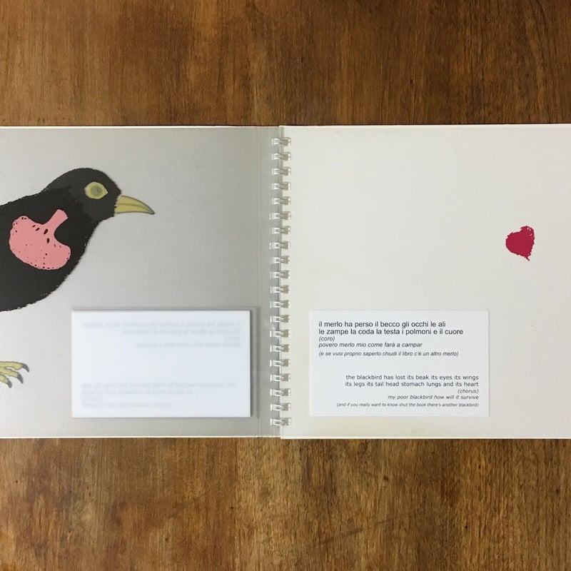 IL MERLO HA PERSO IL BECCO」Bruno Munari（ブルーノ・ム