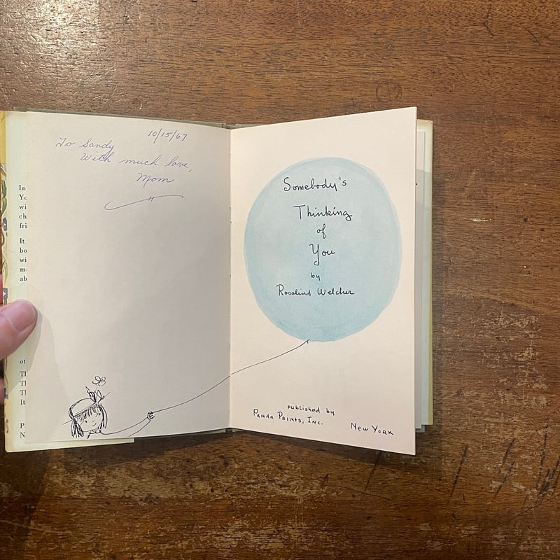 Somebody's Thinking of You（1966年）」Rosalind Wel