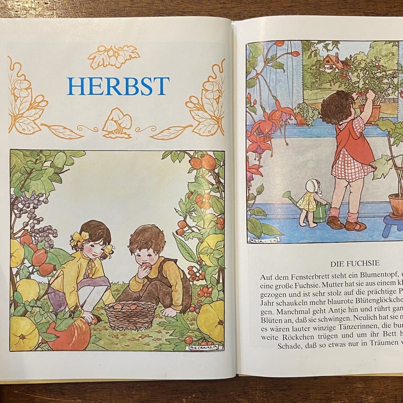 L780洋書古書 1920年代　希少な北欧アンティーク絵本　RIE CRAMER 4 JAHRESZEITEN」Rie Cramer（リエ・クレマー） | Frobergue