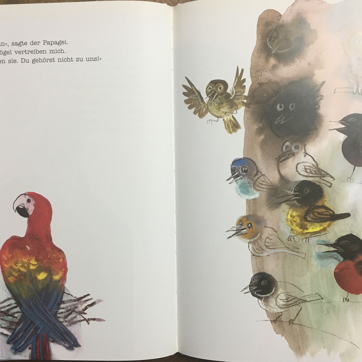 Die Amsel und der Papagei（ポスター付き）」Antonie Schn