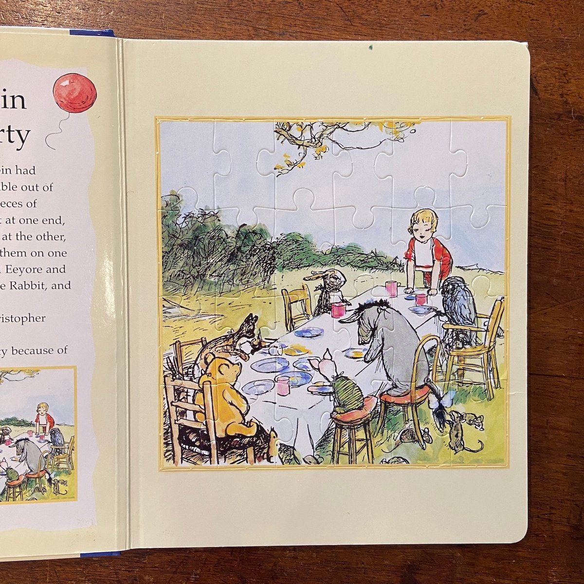 WINNIE-THE-POOH JIGSAW BOOK」A. A. Milne（ミルン） E