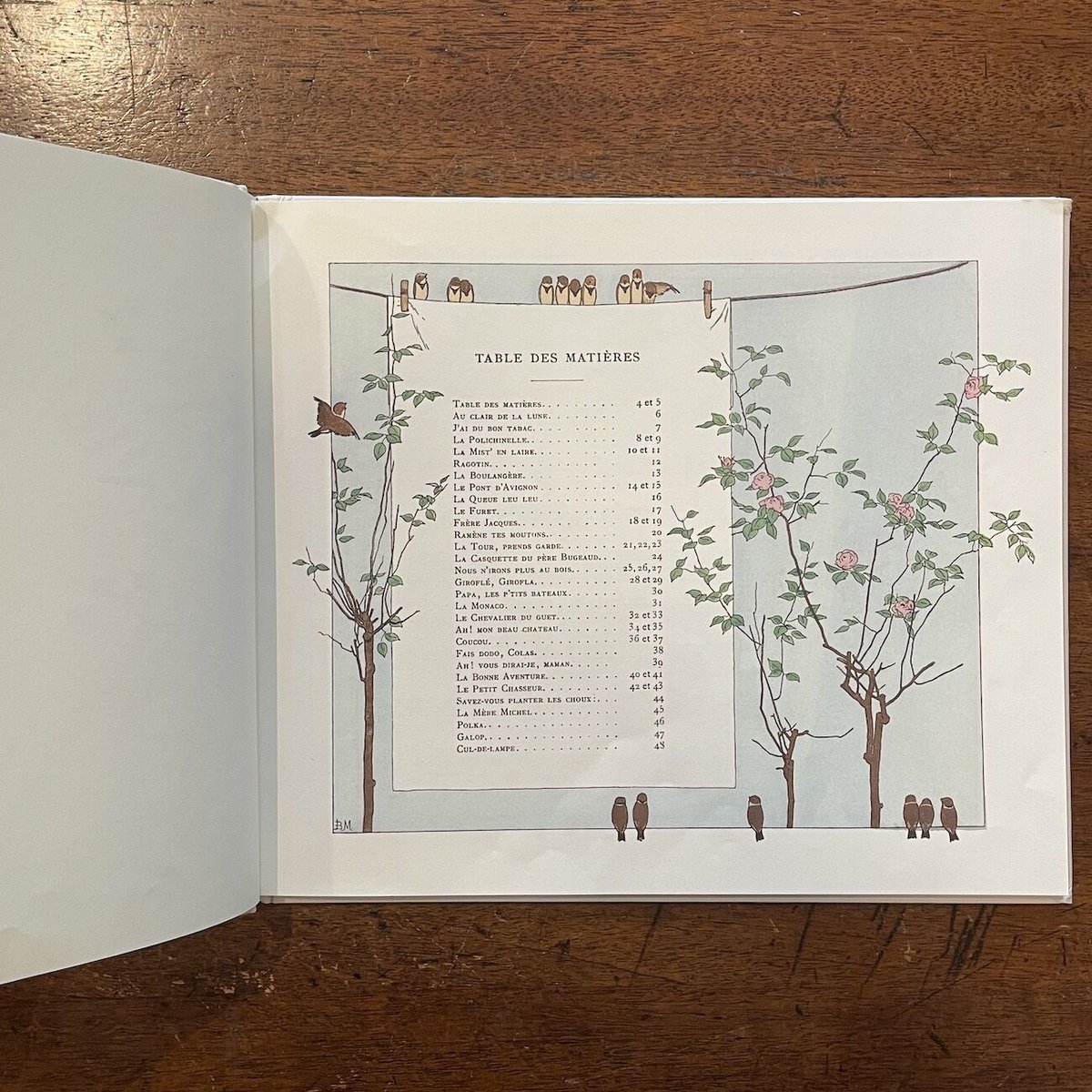 VIEILLES CHANSONS ET RONDES」M. B. de Monvel（ブー