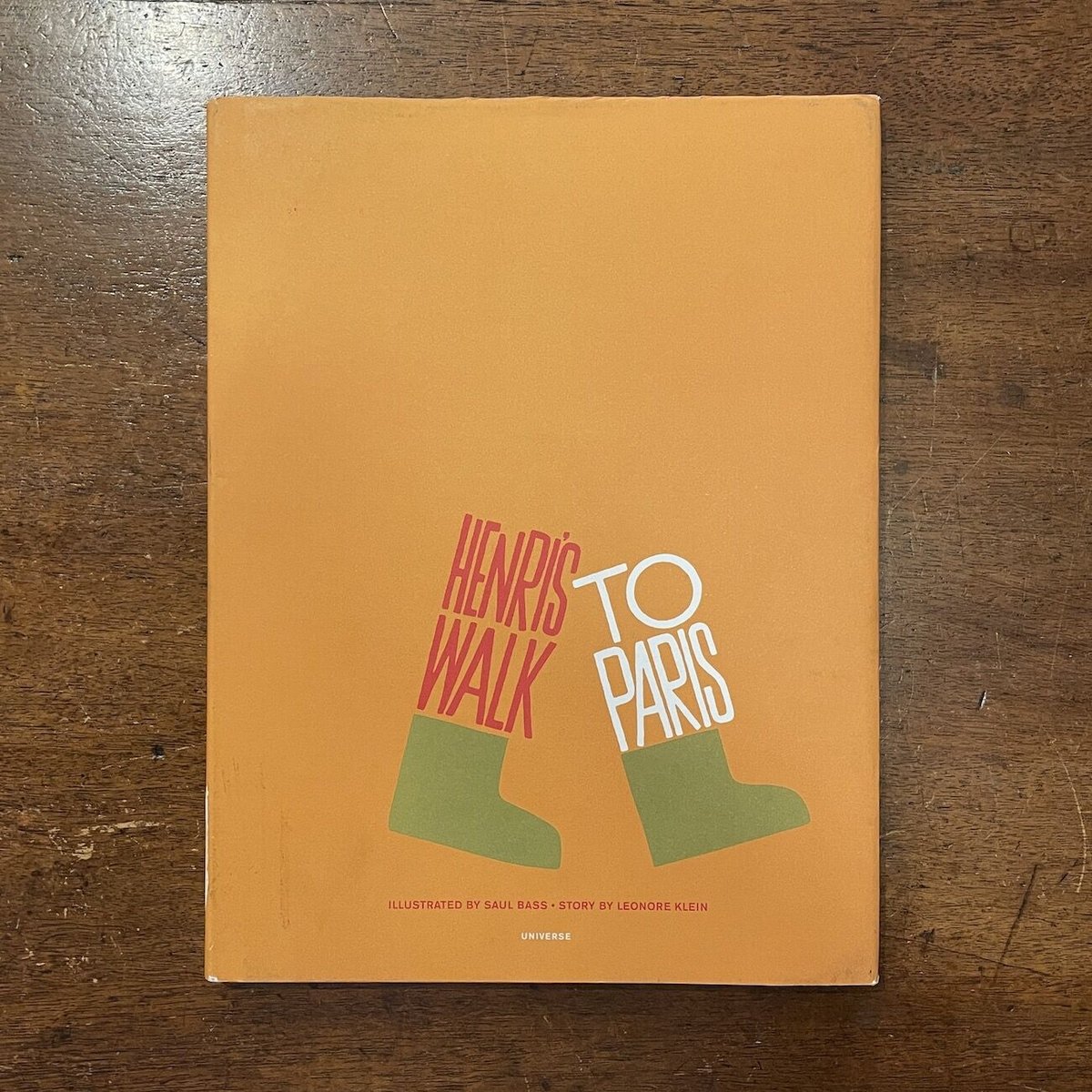 ★レア 洋書 絵本 Henri's Walk to Paris ソール・バス fit=scale-down,w=1200