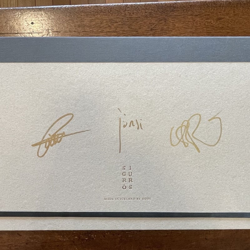 SIGUR ROS/シガー・ロス 2017 アートプリント」サイン入り SIGUR ROS/シガー・ロス 2017 アートプリント」サイン入り